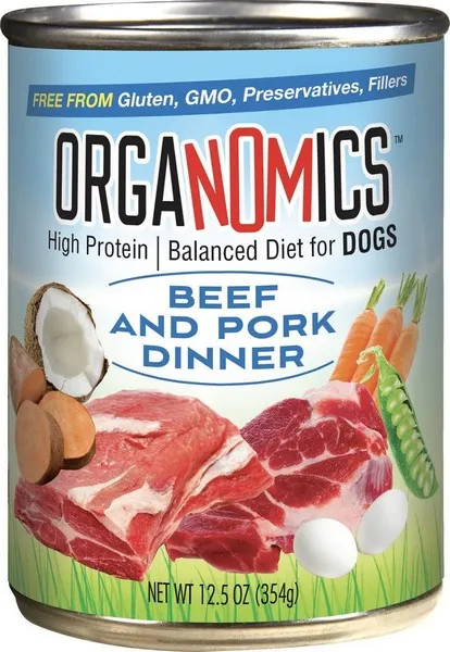 12/12.5oz Evanger's Dog Organomics Beef/Pork - Food